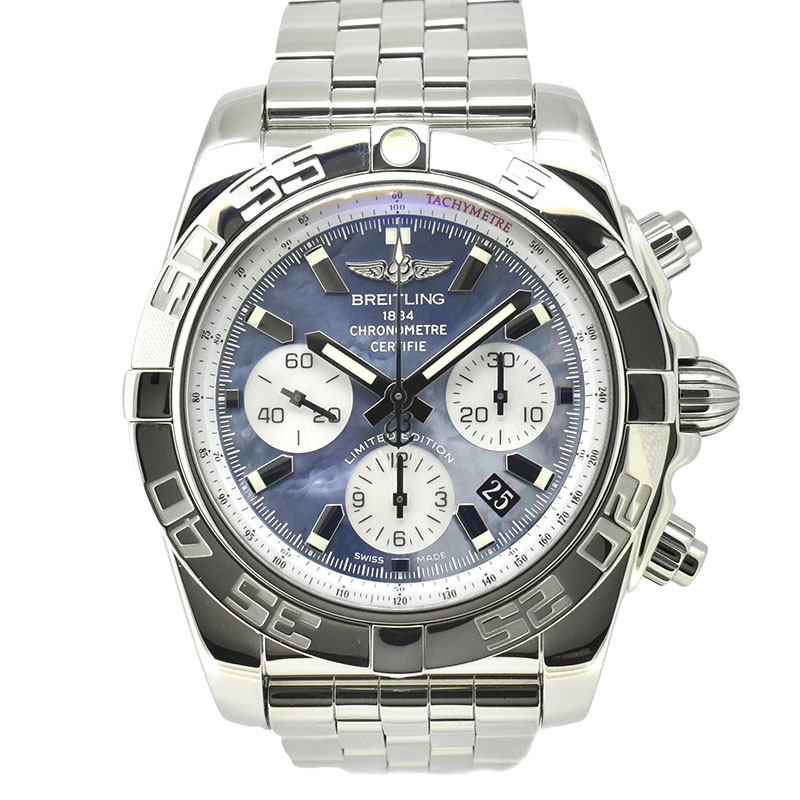 ブライトリング　BREITLING　クロノマット44　A011BWJPA　ブラック×ホワイトシェル　SS　44mm　日本400本限定　USED　中古