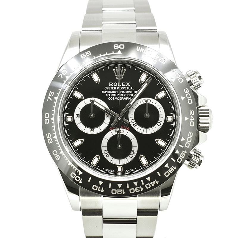 ロレックス　ROLEX　コスモグラフ　デイトナ　Ref.116500LN　ブラック　セラミックベゼル　USED　中古