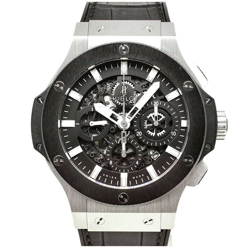 ウブロ　HUBLOT　ビッグバン アエロバン スチールセラミック　311.SM.1170.GR　44mm　USED　中古