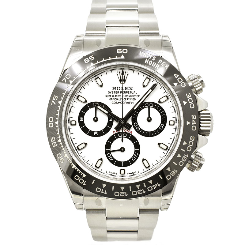 ロレックス　ROLEX　コスモグラフ　デイトナ　Ref.116500LN　ホワイト　セラミックベゼル　未使用品