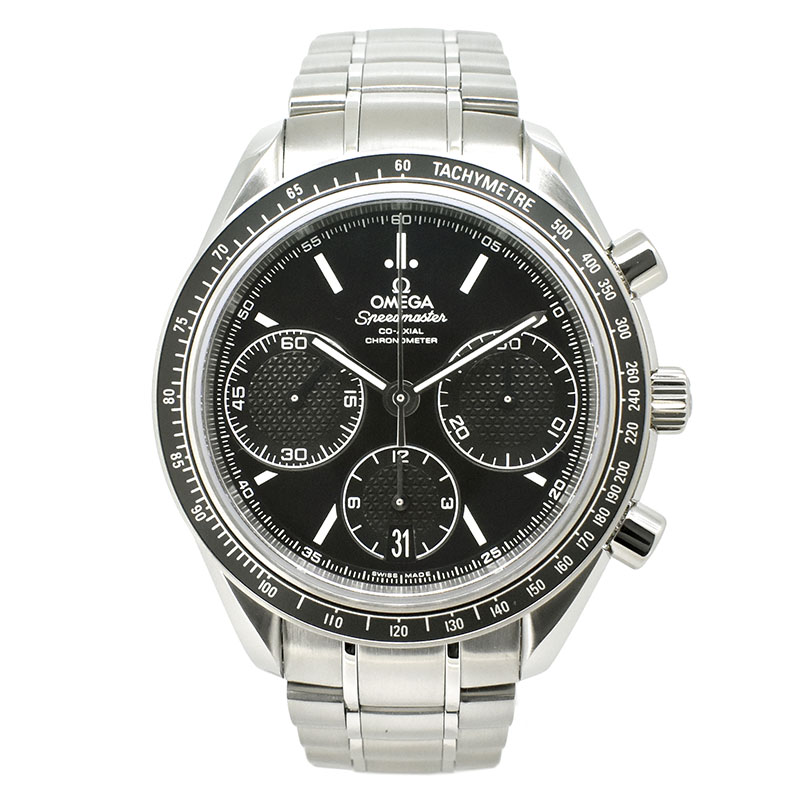 オメガ　OMEGA　スピードマスターレーシング　326.30.40.50.01.001　SS　ブラック　40mm　自動巻　USED　中古