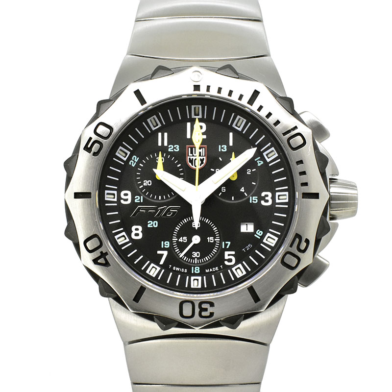ルミノックス　LUMINOX　ロッキードマーティンコレクション F-16 ファイティングファルコン 　クォーツ　40.5mm　USED　中古
