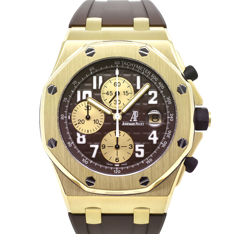 オーデマ・ピゲ　AUDEMARS PIGUET　ロイヤルオーク オフショア クロノグラフ アーノルドシュワルツェネッガー　26007BA.OO.D088CR.01　18KYG　42mm　世界400本限定　USED　中古