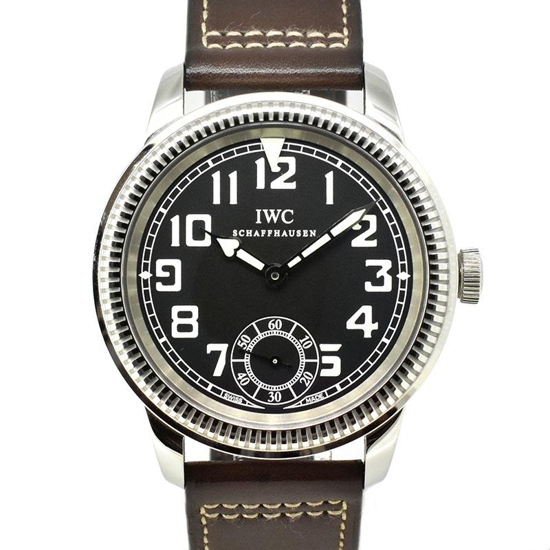 IWC　ヴィンテージ　パイロットウォッチ　ハンドワインド　IW325401　革ベルト　44mm　USED　中古
