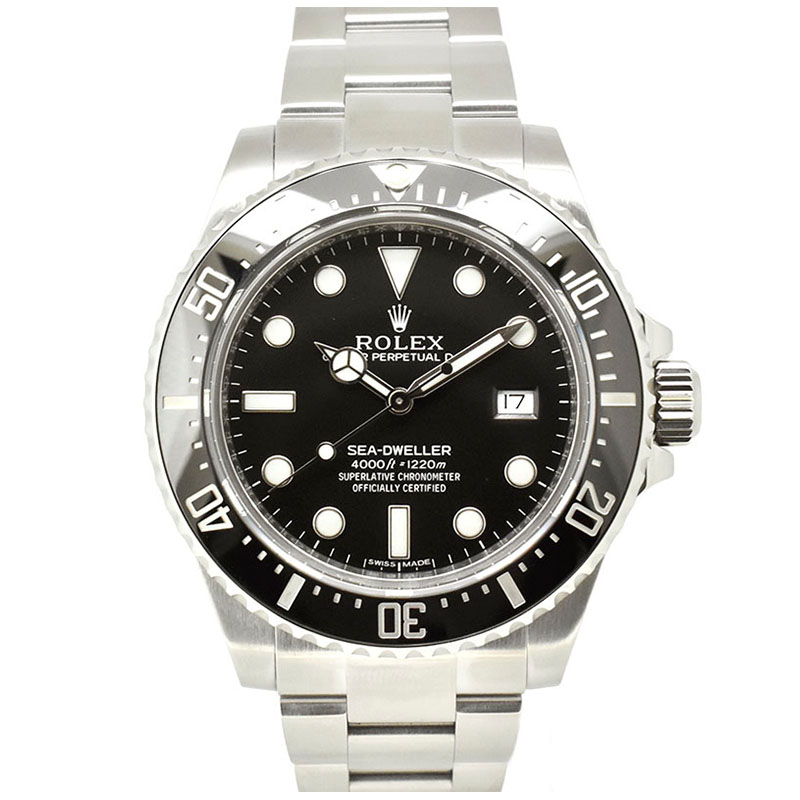 ロレックス　ROLEX　シードゥエラー4000　116600　SS　ブラック　生産終了　USED　中古