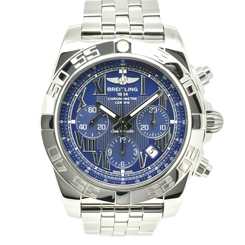 ブライトリング　BREITLING　クロノマット44　A011C83PA　ブルーローマ　44mm　USED　中古