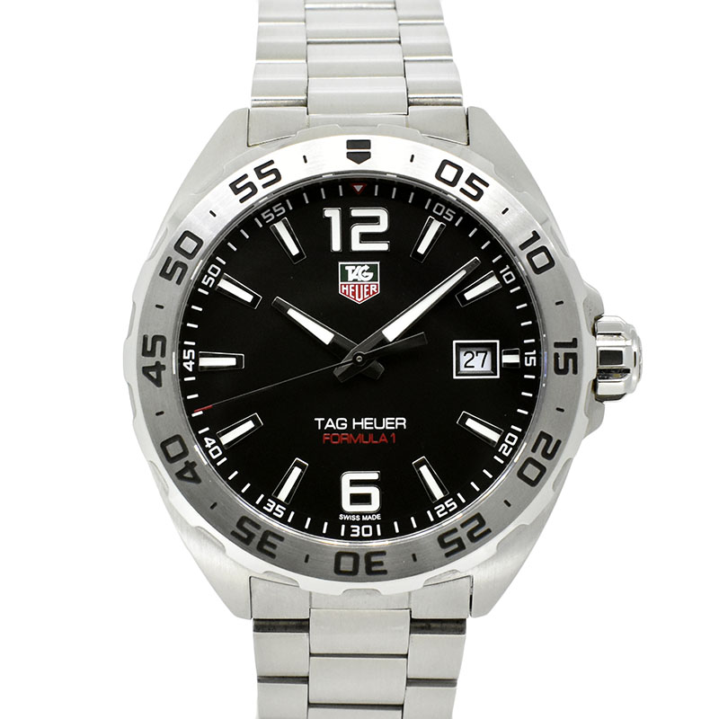 タグホイヤー　TAG HEUER　フォーミュラ1　WAZ1112.BA0875 　ブラック　クォーツ　SS　41mm　USED　中古