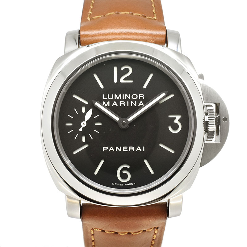 パネライ　PANERAI　ルミノールマリーナ　PAM00111　手巻き　44mm　革ベルト　サンドウィッチ文字盤　N番　USED　中古