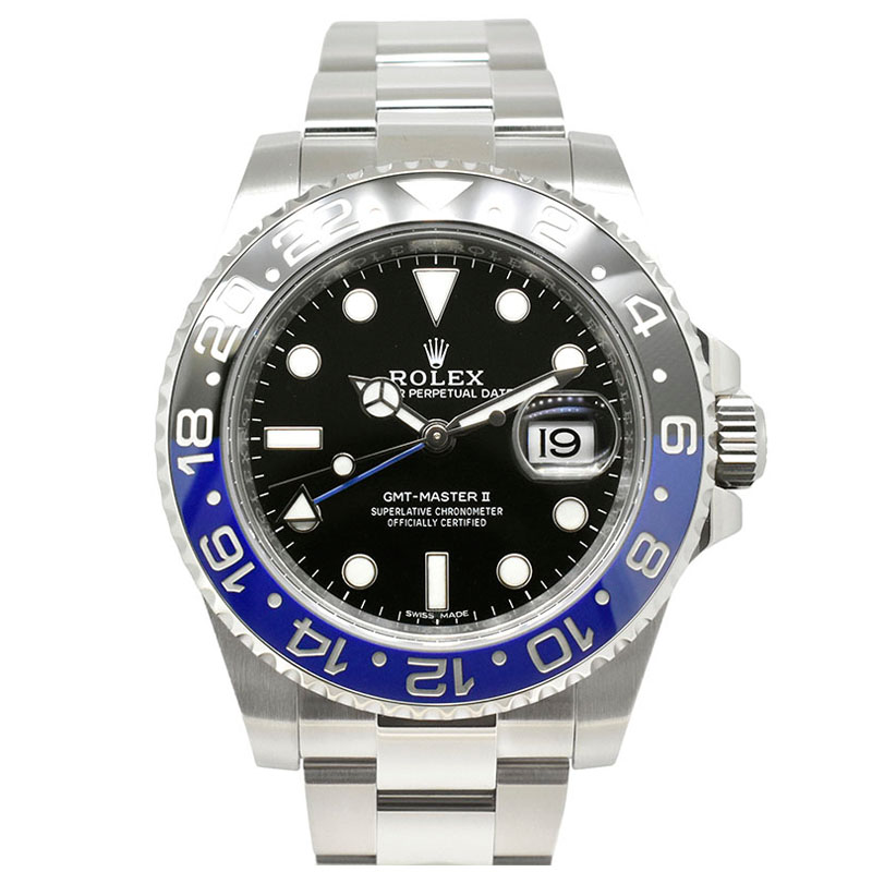 ロレックス　ROLEX　GMTマスター2　116710BLNR　40mm　青黒ベゼル　USED　中古