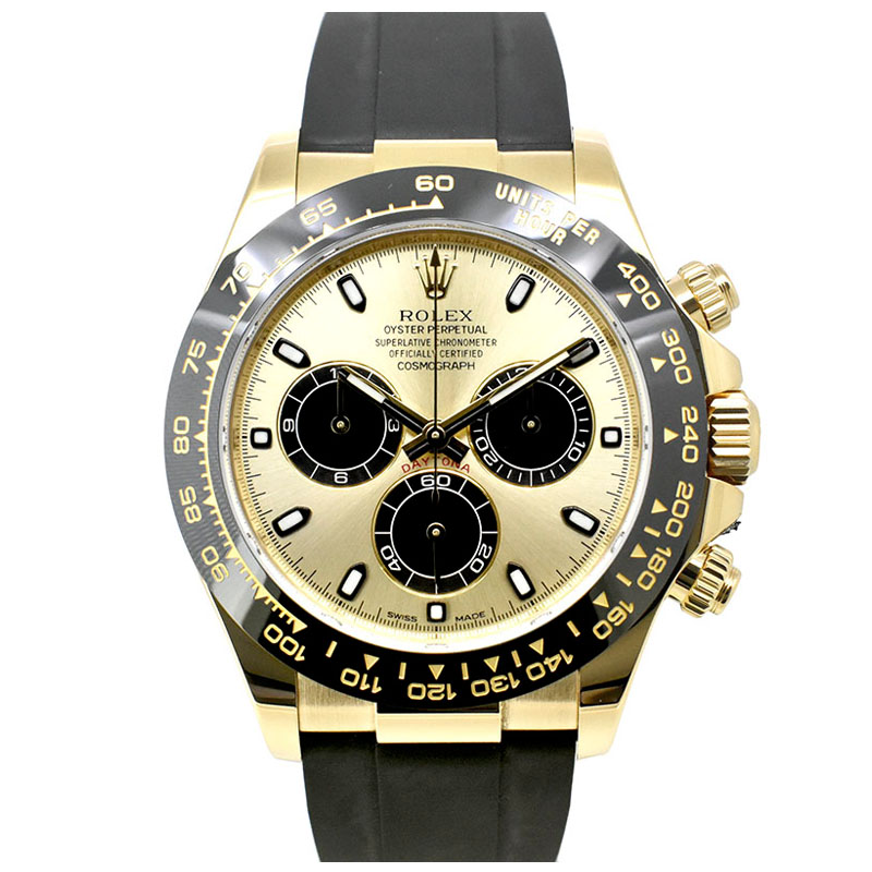 ロレックス　ROLEX　デイトナ　116518LN　18KYG　シャンパン/ブラック　オイスターフレックス　40mm　USED　中古【現品1点限りSALE】当店通常価格￥3,830,000