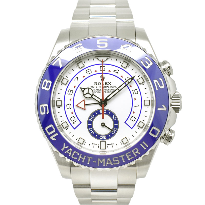 ロレックス　ROLEX　ヨットマスター2　116680　ホワイト　後期モデル　44mm　USED　中古
