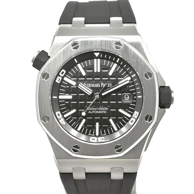 オーデマ・ピゲ　AUDEMARS PIGUET　ロイヤルオーク オフショアダイバー　15710ST.OO.A002CA.01　ブラック　SS　42mm　USED　中古