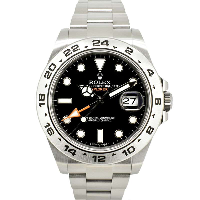 ロレックス　ROLEX　エクスプローラー2　Ref.216570　ブラック　ランダム番　USED　中古