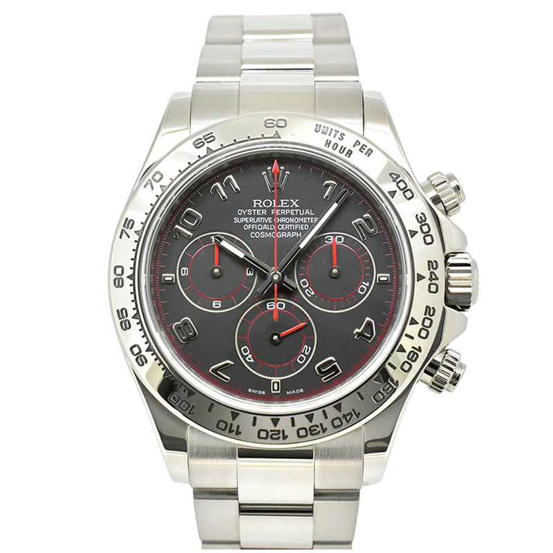 ロレックス　ROLEX　デイトナ　116509　ブラック　D番ルーレット　18KWG　40mm　USED　中古