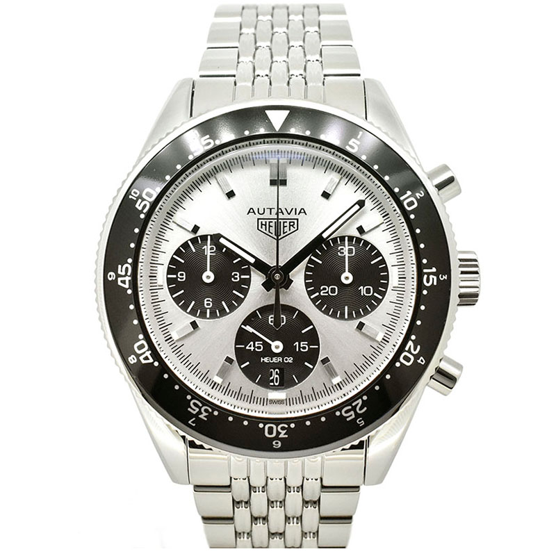 タグホイヤー　TAG HEUER　オータヴィア ホイヤー02 クロノグラフ ジャック・ホイヤー リミテッドエディション　CBE2111.BA0687　世界1932本限定　42mm　USED　中古