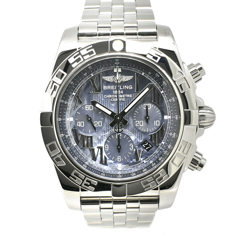ブライトリング　BREITLING　クロノマット44 ジャパンリミテッド　A011BMPPA　ブラックシェルローマ　日本400本限定　44mm　USED　中古