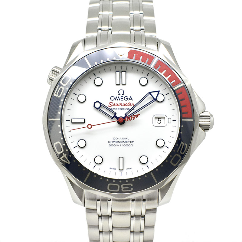 オメガ　OMEGA　シーマスター300 007 コーアクシャル コマンダー　212.32.41.20.04.001　世界7007本限定　41mm　USED　中古