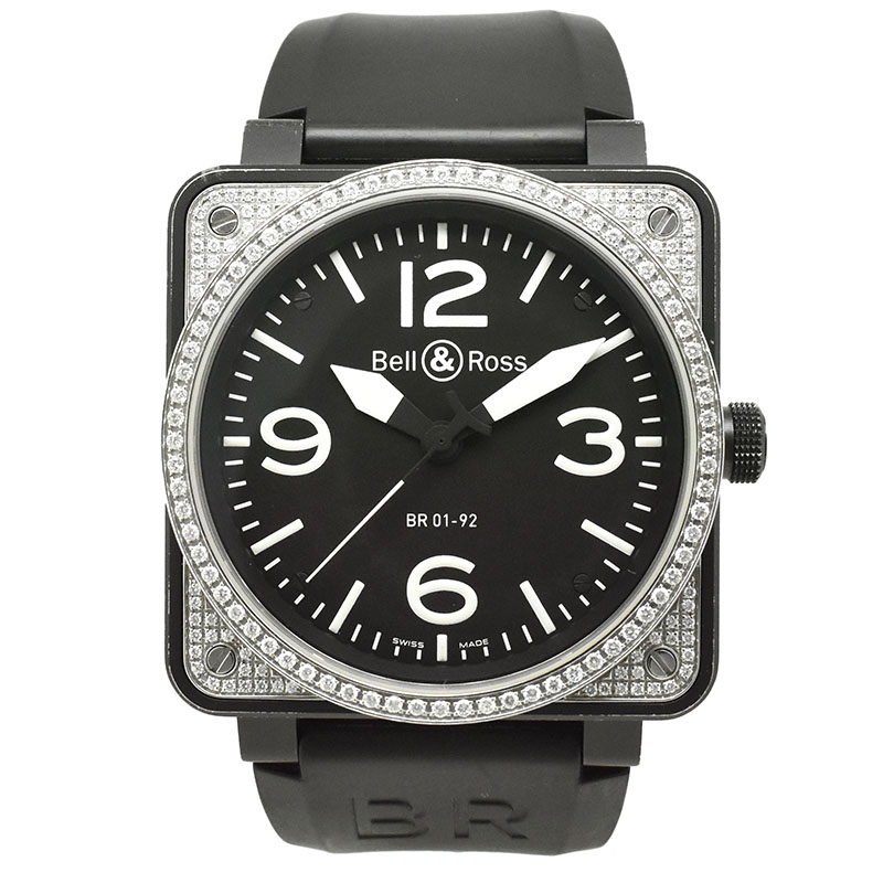 ベル＆ロス　BELL＆ROSS　BR01-92　トップダイヤモンド　46mm　USED　中古