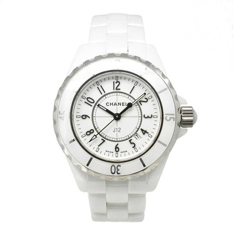 シャネル　CHANEL　J12 　ホワイトセラミック　H0968　レディース　クォーツ　33mm　USED　中古