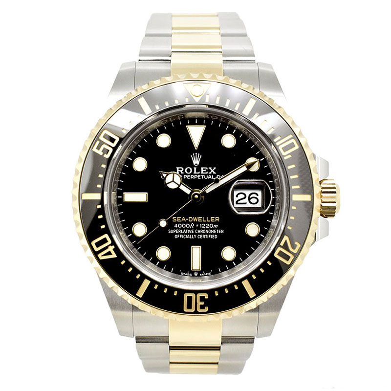 ロレックス　ROLEX　シードゥエラー　126603　43mm　ブラック　18KYG×SS　国内正規品　USED　中古