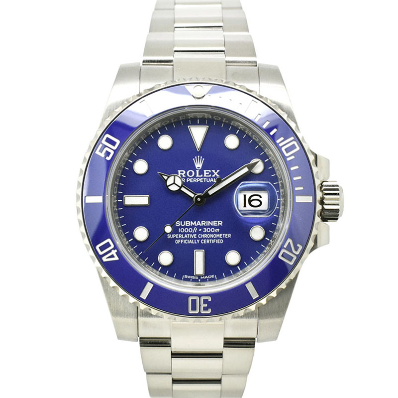 ロレックス　ROLEX　サブマリーナデイト　116619LB　18KWG　ブルー　40mm　ランダム番　USED　中古
