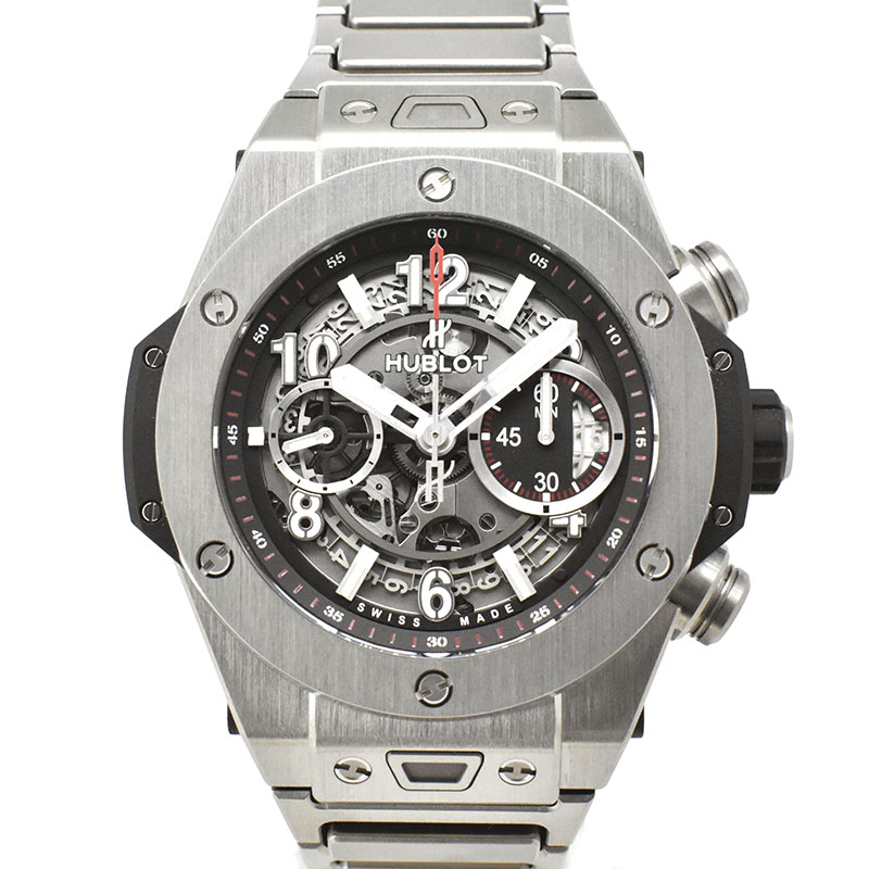 ウブロ　HUBLOT　ビッグバン ウニコ チタニウム　411.NX.1170.NX　45mm　USED　中古