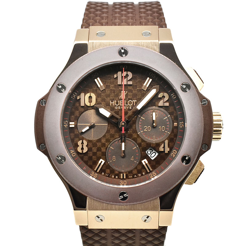 ウブロ　HUBLOT　ビッグバン カプチーノゴールド　301.PC.3380.RC　44mm　USED　中古