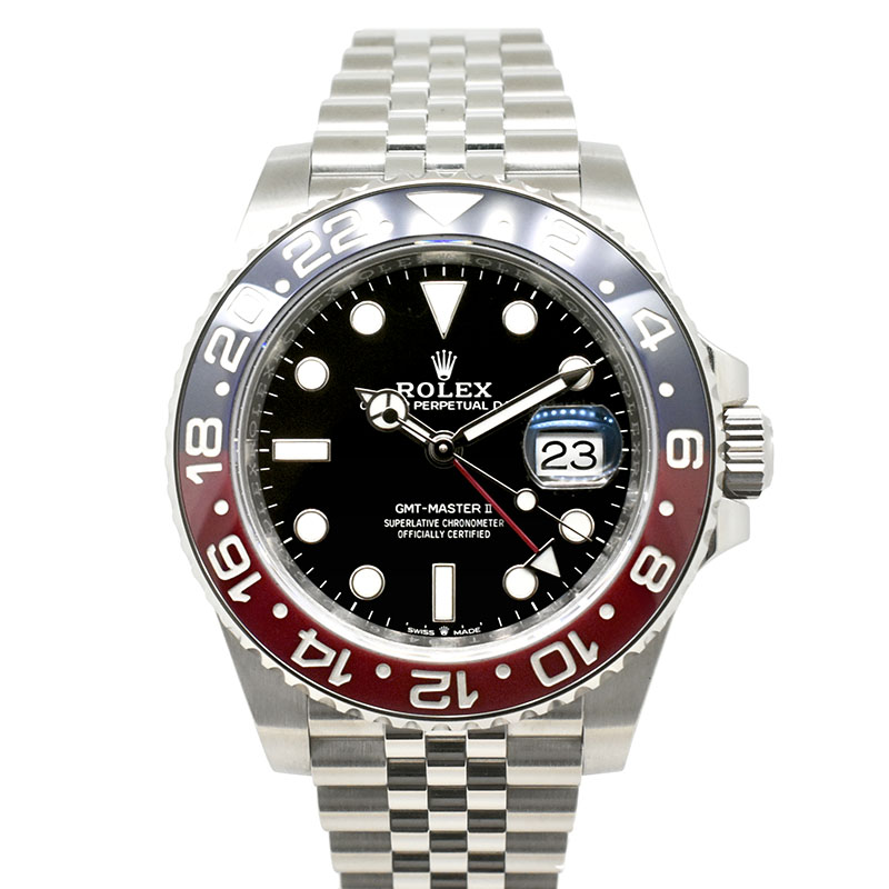 ロレックス　ROLEX　GMTマスター2　126710BLRO　ブルー/レッドベゼル　40mm　USED　中古