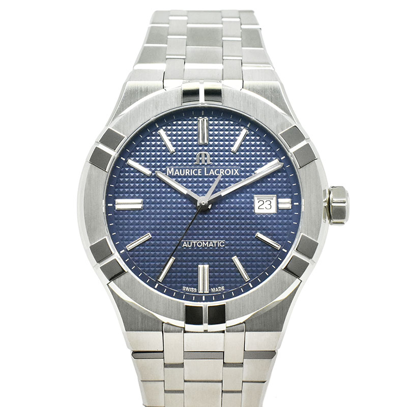 モーリスラクロア　MAURICE LACROIX　アイコン オートマティック　AI6008-SS002-430-1　42mm　ブルー　新品アウトレット