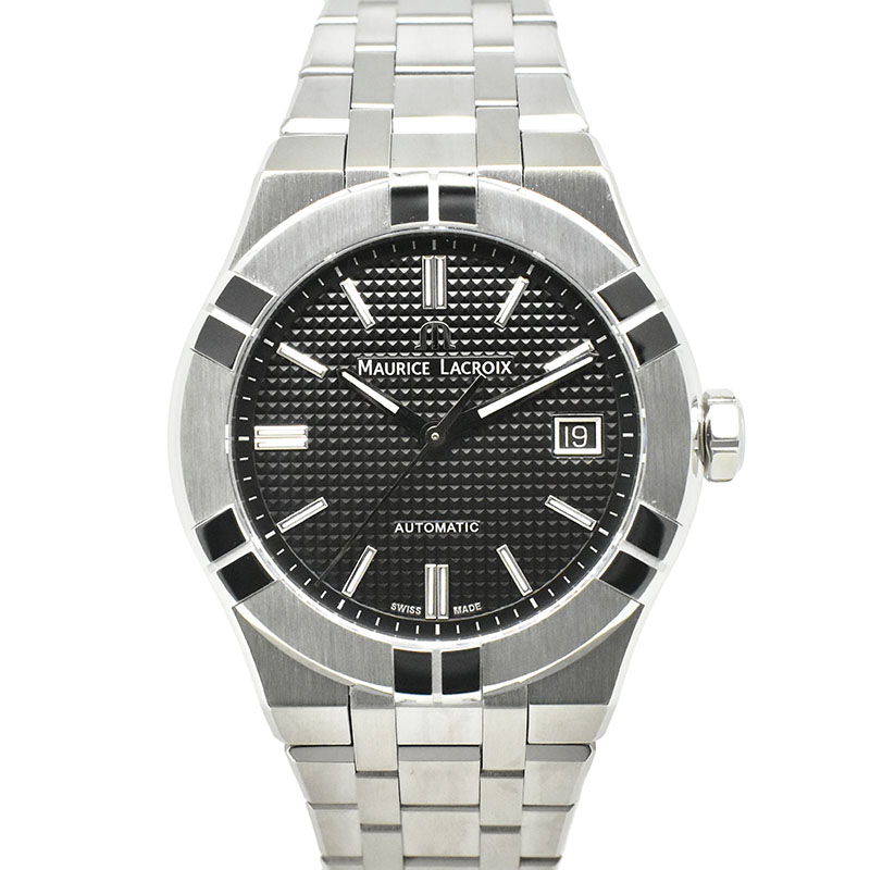 モーリスラクロア　MAURICE LACROIX　アイコン オートマティック　AI6007-SS002-330-1　39mm　ブラック　新品アウトレット