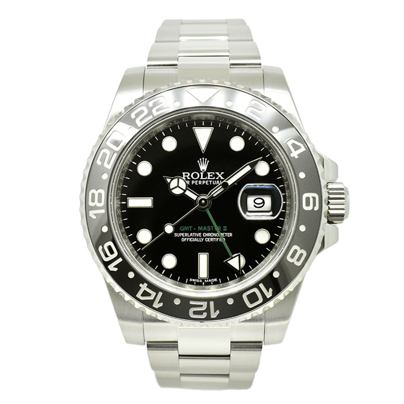 ロレックス　ROLEX　GMTマスター2　Ref.116710LN　SS　ブラック　ランダム番　USED　中古