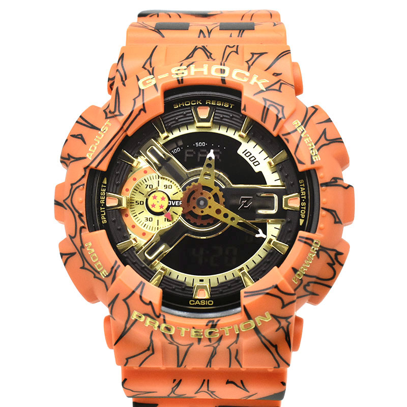 カシオ ｃａｓｉｏ Gショック ドラゴンボールz コラボレーションモデル Ga 110jdb 1a4jr 55 51 2 16 9mm 未使用品 Zetton ゼットン