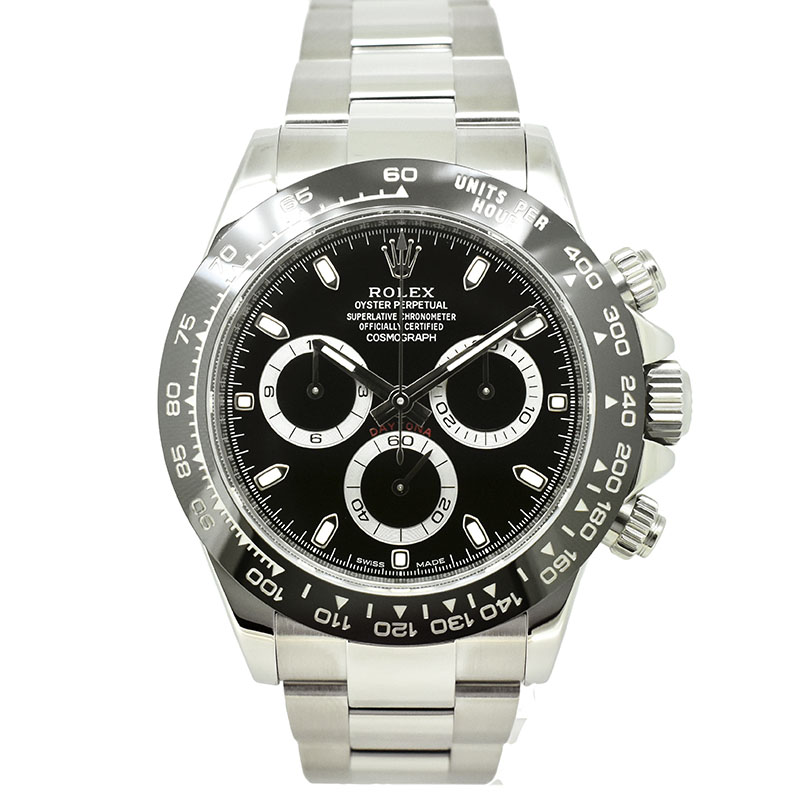 ロレックス　ROLEX　コスモグラフ デイトナ　Ref.116500LN　ブラック　セラミックベゼル　USED　中古