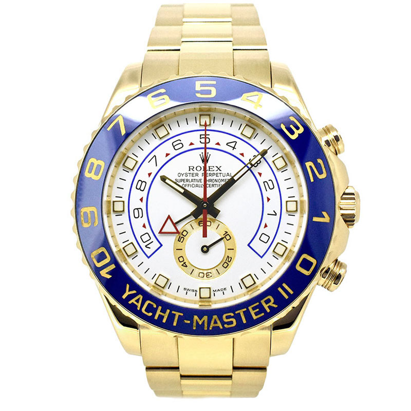 ロレックス　ROLEX　ヨットマスター2　116688　44mm　ホワイト　18KYG　M番ルーレット　USED　中古