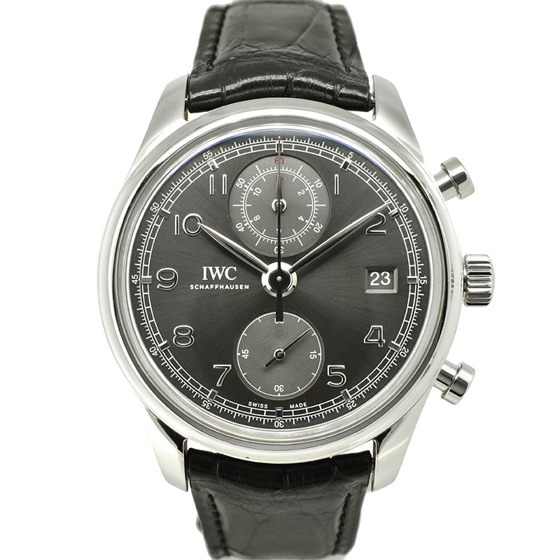 IWC　ポルトギーゼ クロノグラフ クラシック　IW390404　SS　グレー　42mm　USED　中古