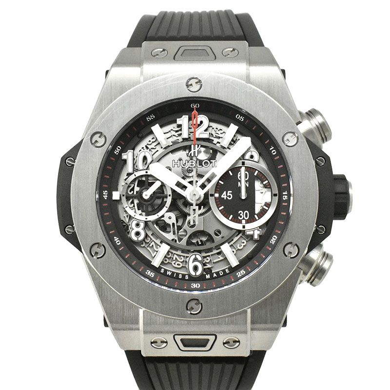 ウブロ　HUBLOT　ビッグバン　ウニコ　チタニウム　411.NX.1170.RX　45mm　USED　中古