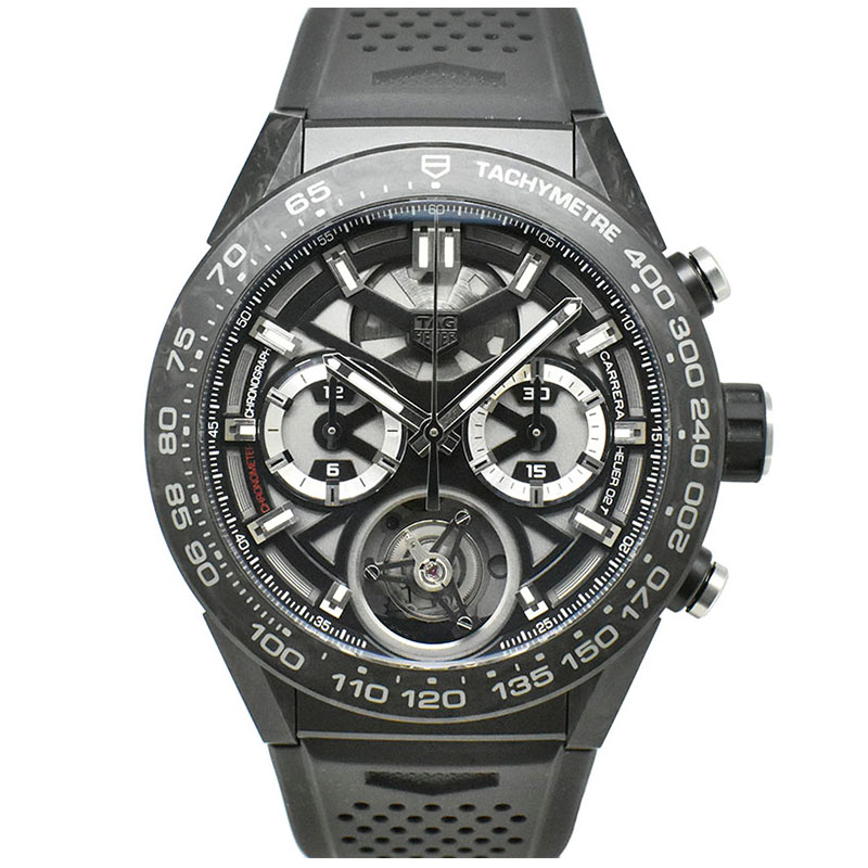 タグホイヤー　TAG HEUER　カレラ ホイヤー02T フライングトゥールビヨン　CAR5A8W.FT6071　45mm　USED　中古
