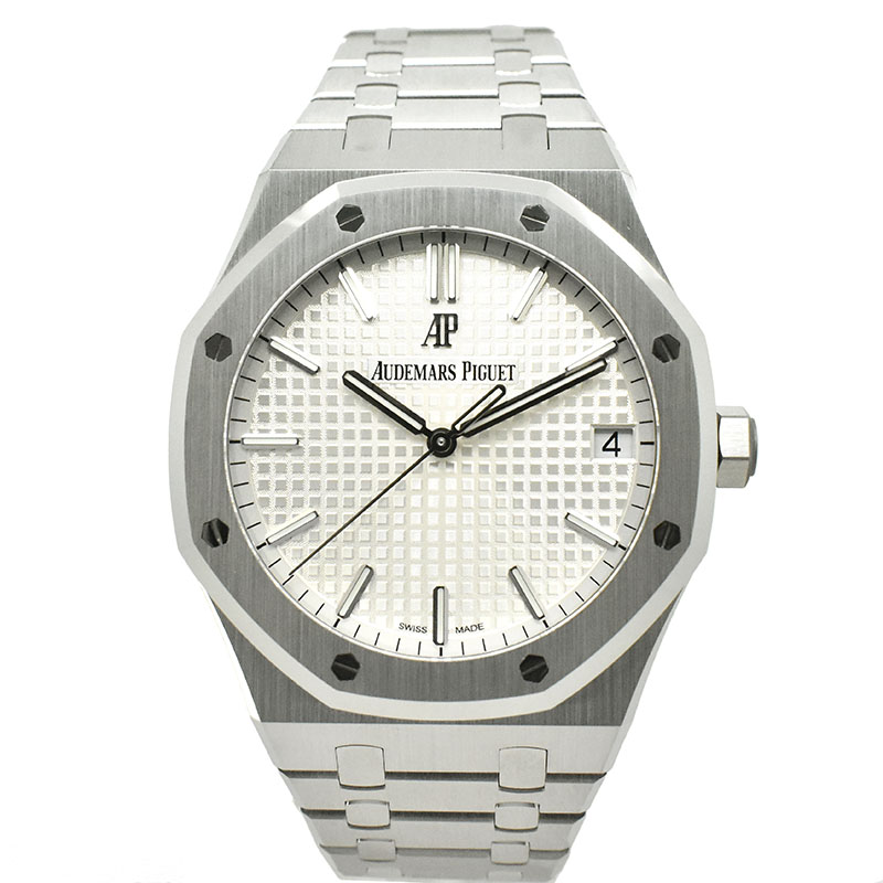 オーデマ・ピゲ　AUDEMARS PIGUET　ロイヤルオーク オートマティック　15500ST.OO.1220ST.04　41mm　シルバー　USED　中古
