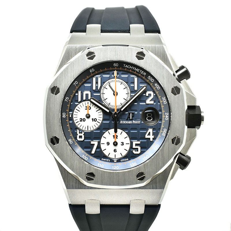 オーデマ・ピゲ　AUDEMARS PIGUET　ロイヤルオーク オフショア クロノグラフ　26470ST.OO.A027CA.01　ブルー/シルバー　42mm　USED　中古