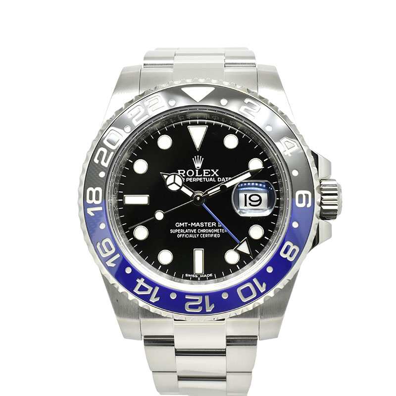 ロレックス　ROLEX　GMTマスター2　116710BLNR　40mm　青黒ベゼル　USED　中古
