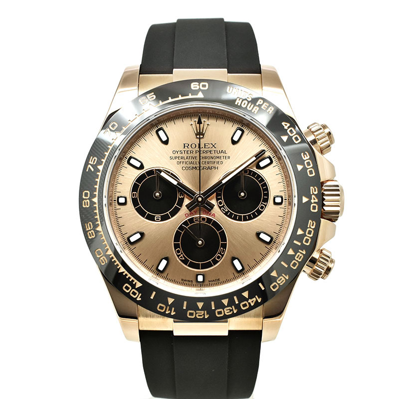 ロレックス　ROLEX　デイトナ　Ref.116515LN　18KERG　ピンク/ブラック　オイスターフレックス　USED　中古