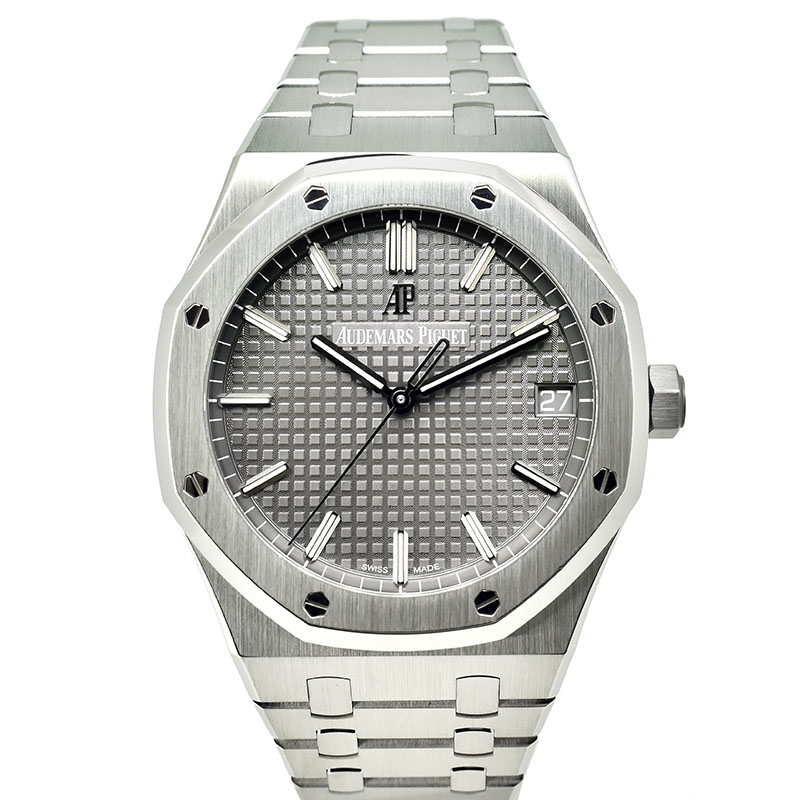 オーデマ・ピゲ　AUDEMARS PIGUET　ロイヤルオーク オートマティック　15500ST.OO.1220ST.02　41mm　グレー　USED　中古