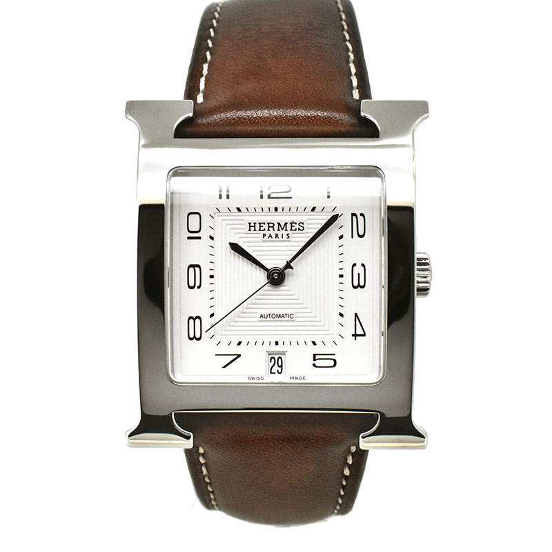 エルメス　HERMES　Hウォッチ　HH2.810.220/VBA　メンズ　32mm　USED　中古　