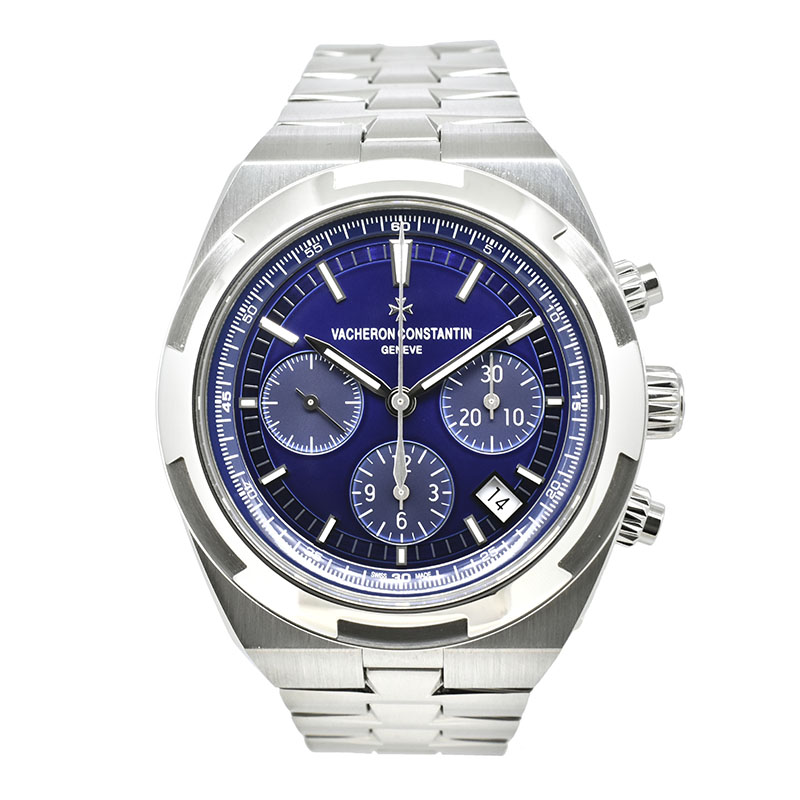 ヴァシュロンコンスタンタン　VACHERON CONSTANTIN　オーヴァーシーズ クロノグラフ　5500V/110A-B148　ブルー　42.5mm　USED　中古