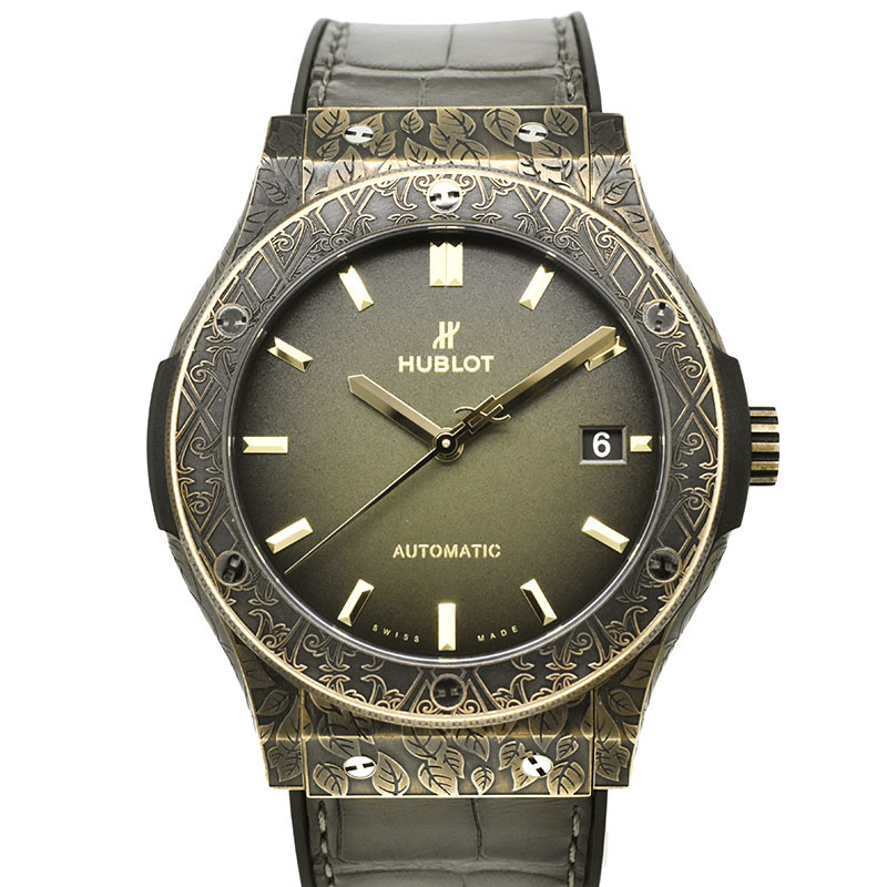 ウブロ　HUBLOT　クラシックフュージョン ブロンズ フエンテ リミテッド　 511.BZ.6680.LR.OPX17　ブロンズ　45mm　世界100本限定　USED　中古