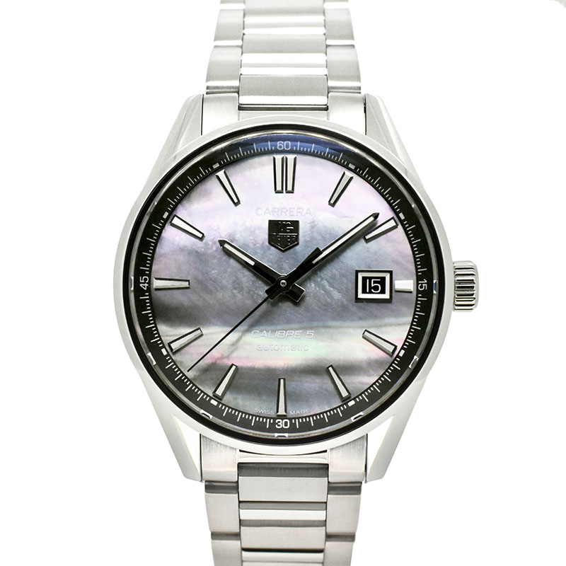 タグホイヤー　TAG HEUER　カレラ キャリバー5　WAR211F.BA0782　ブラックシェル　日本500本限定　39mm　USED　中古