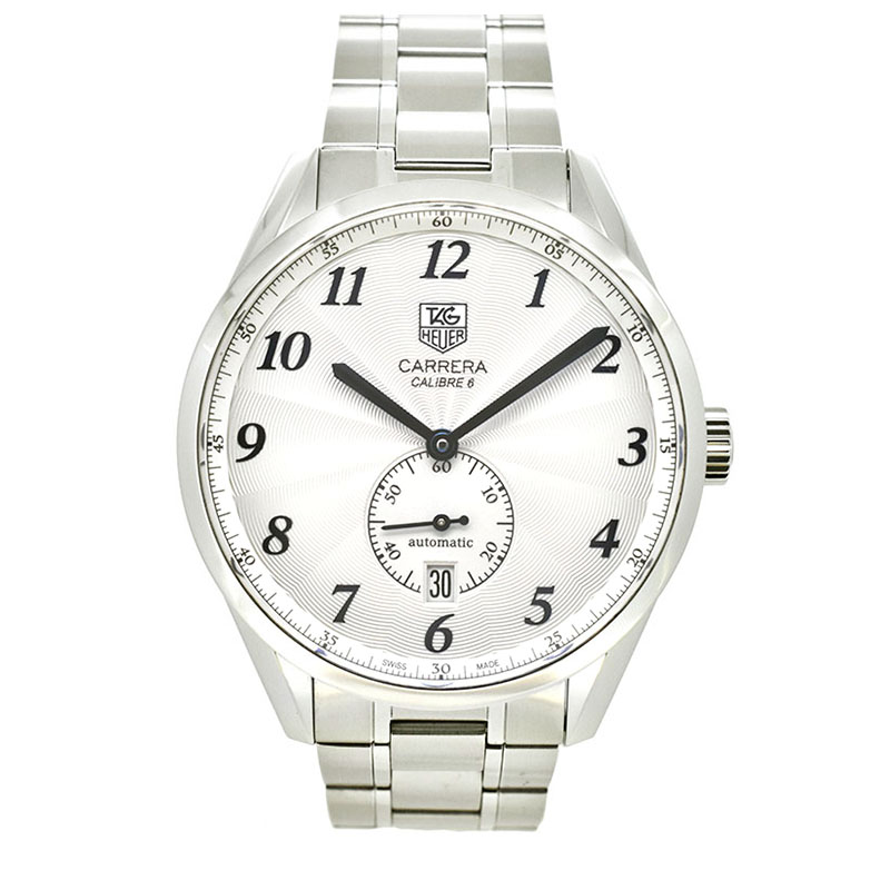 タグホイヤー　TAG HEUER　カレラ ヘリテージ キャリバー6　WAS2111.BA0732　SS　39mm　シルバー　自動巻　USED　中古