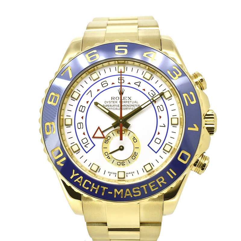 ロレックス　ROLEX　ヨットマスター2　116688　44mm　ホワイト　18KYG　M番ルーレット　USED　中古