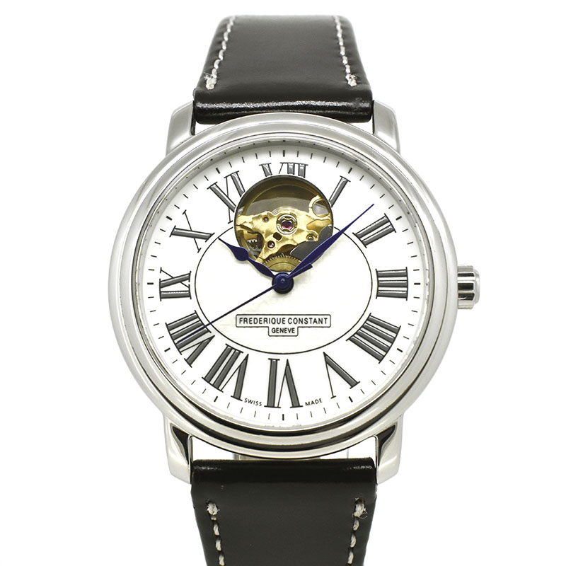 フレデリック・コンスタント　FREDERIQUE CONSTANT　クラシック　ハートビート　FC-310M3P6B　シルバー　38mm　USED　中古
