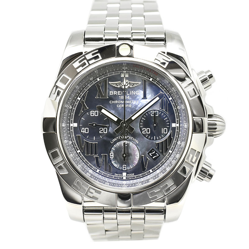 ブライトリング　BREITLING　クロノマット44 ジャパンリミテッド　A011BMPPA　ブラックシェルローマ　日本400本限定　44mm　USED　中古